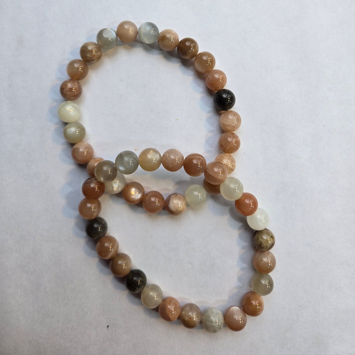 Peach Moonstone bracelet