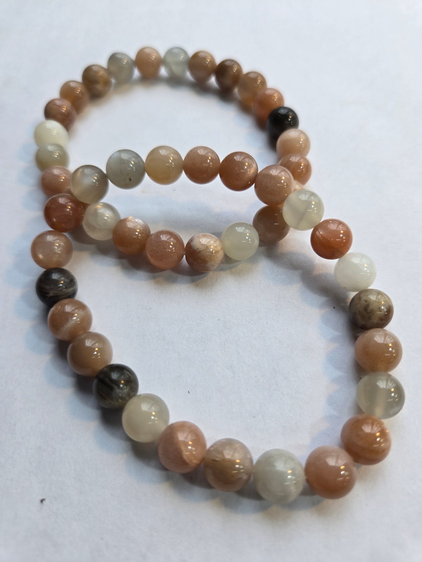 Peach Moonstone bracelet