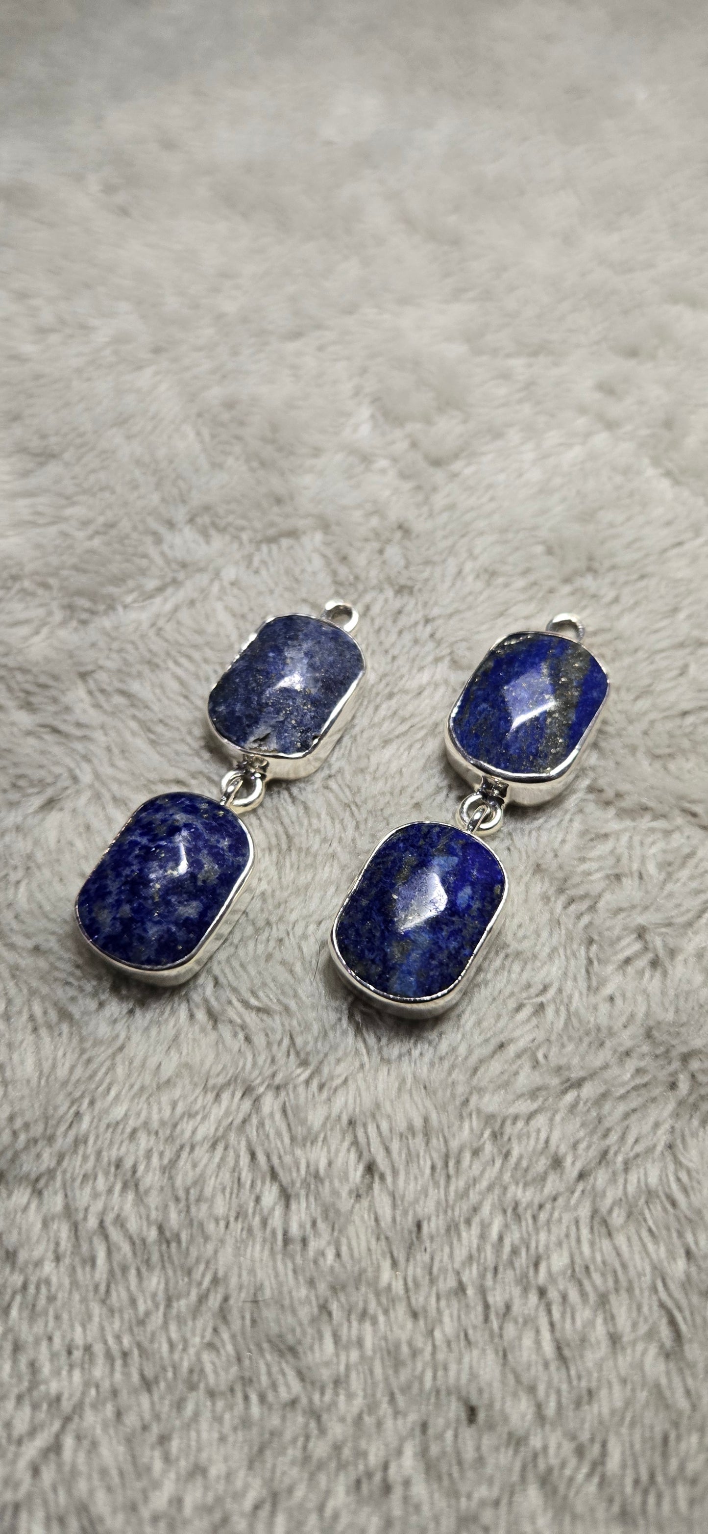 Two stone earrings
