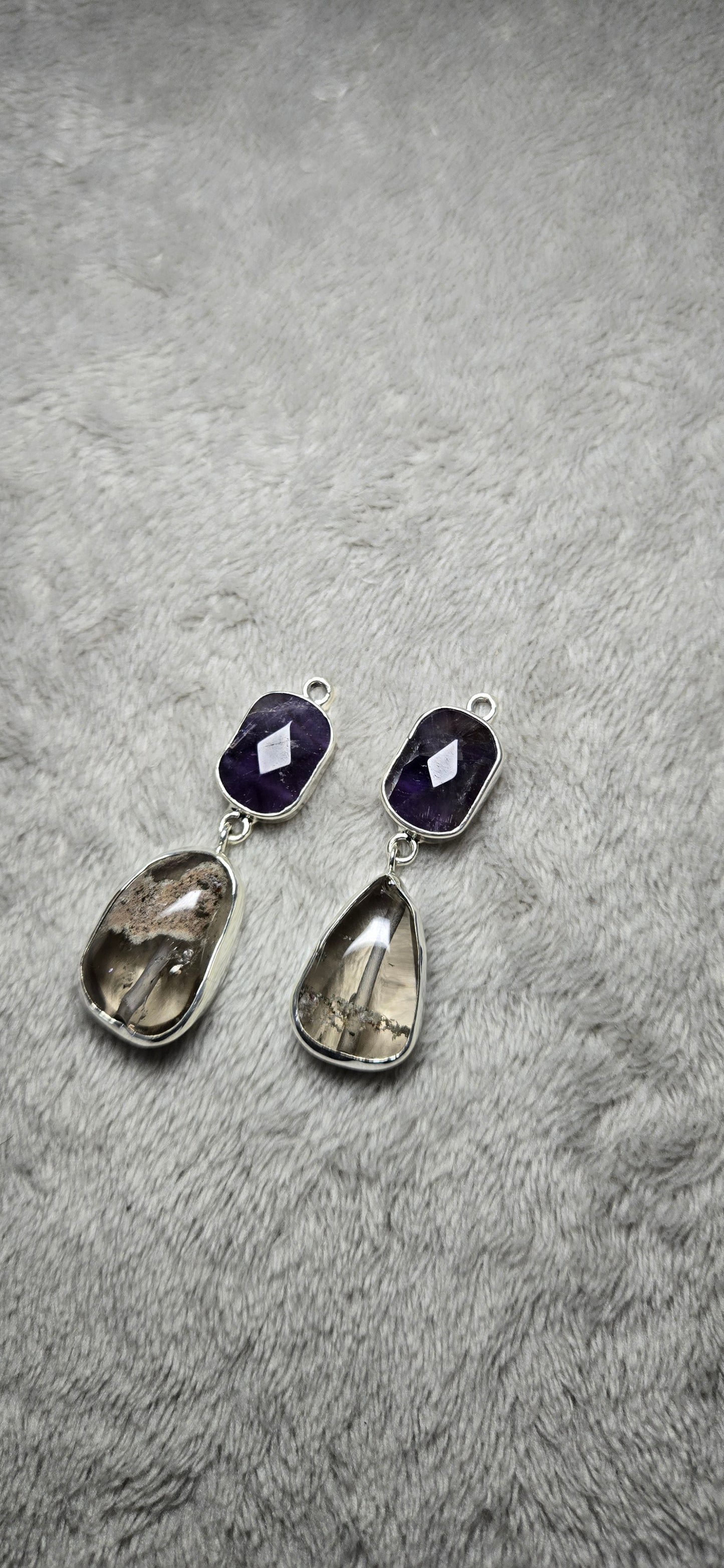 Two stone earrings
