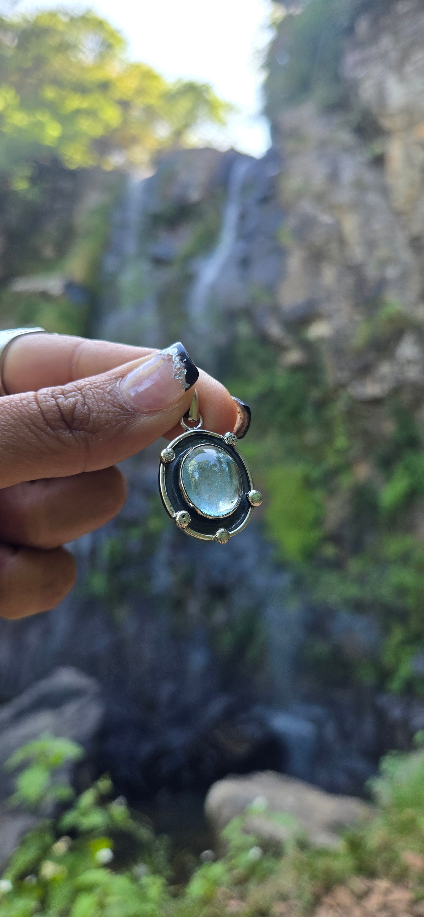 Acuamarina pendant