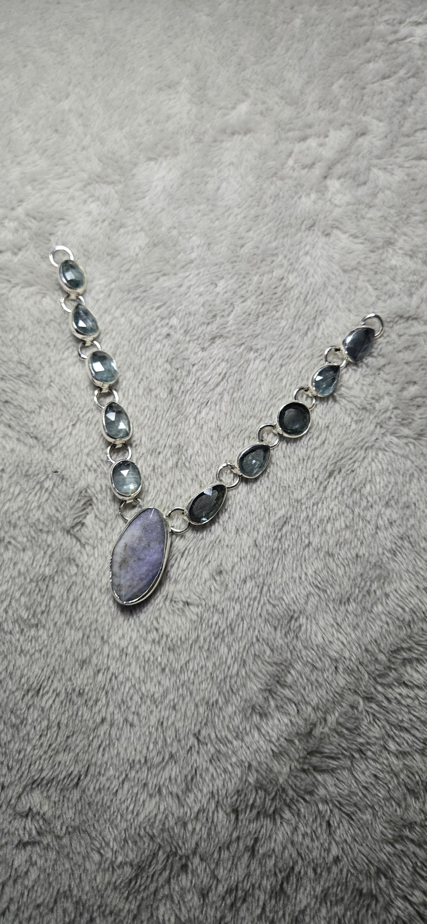 Purple Jade necklace