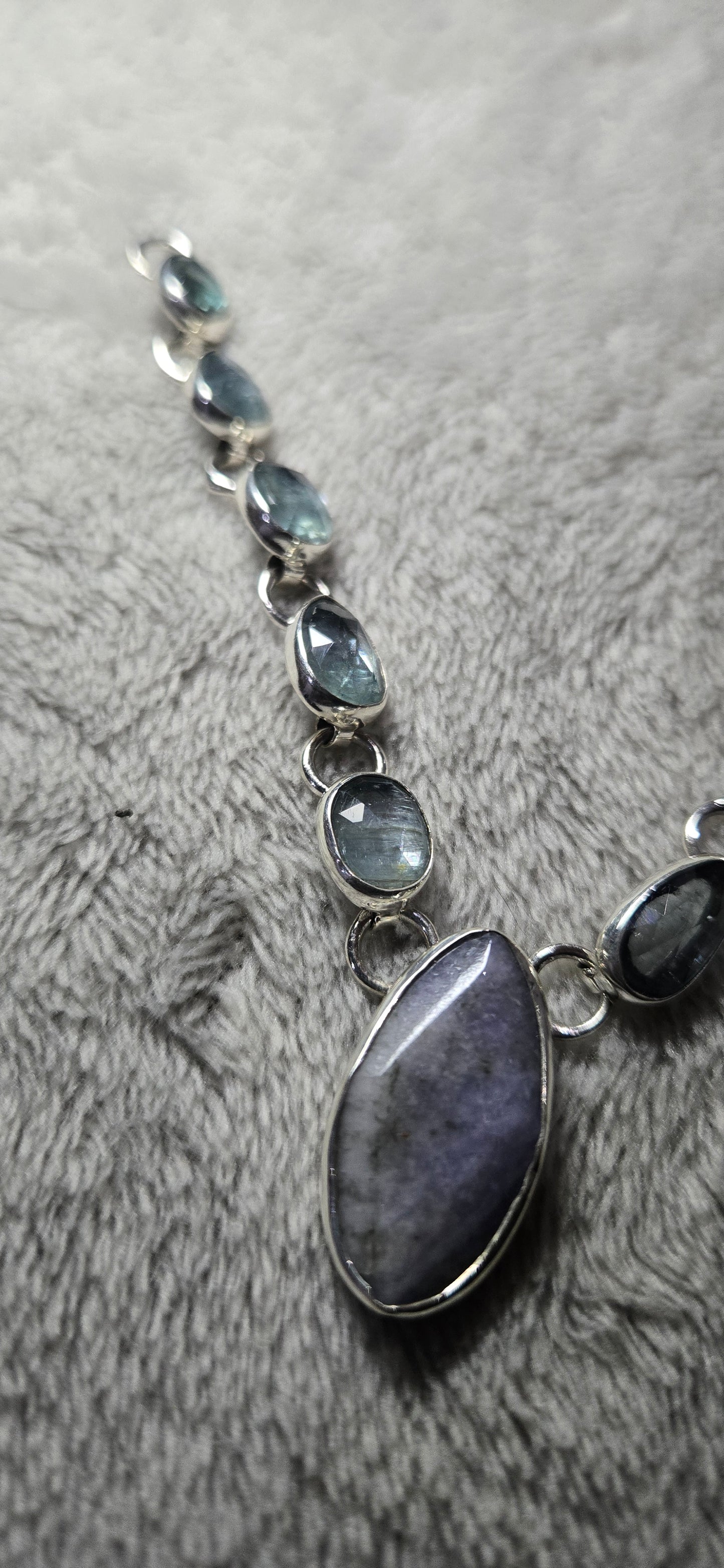 Purple Jade necklace