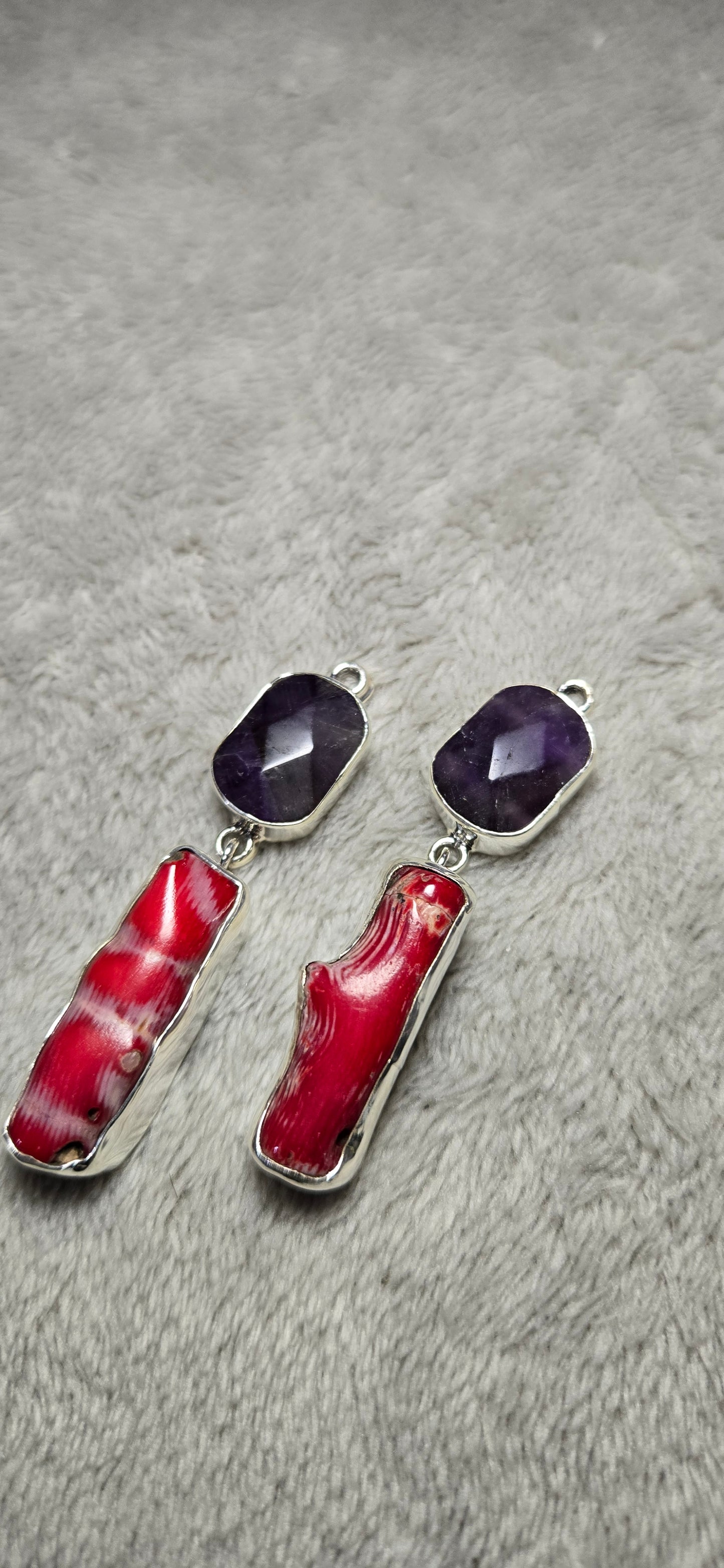 Two stone earrings
