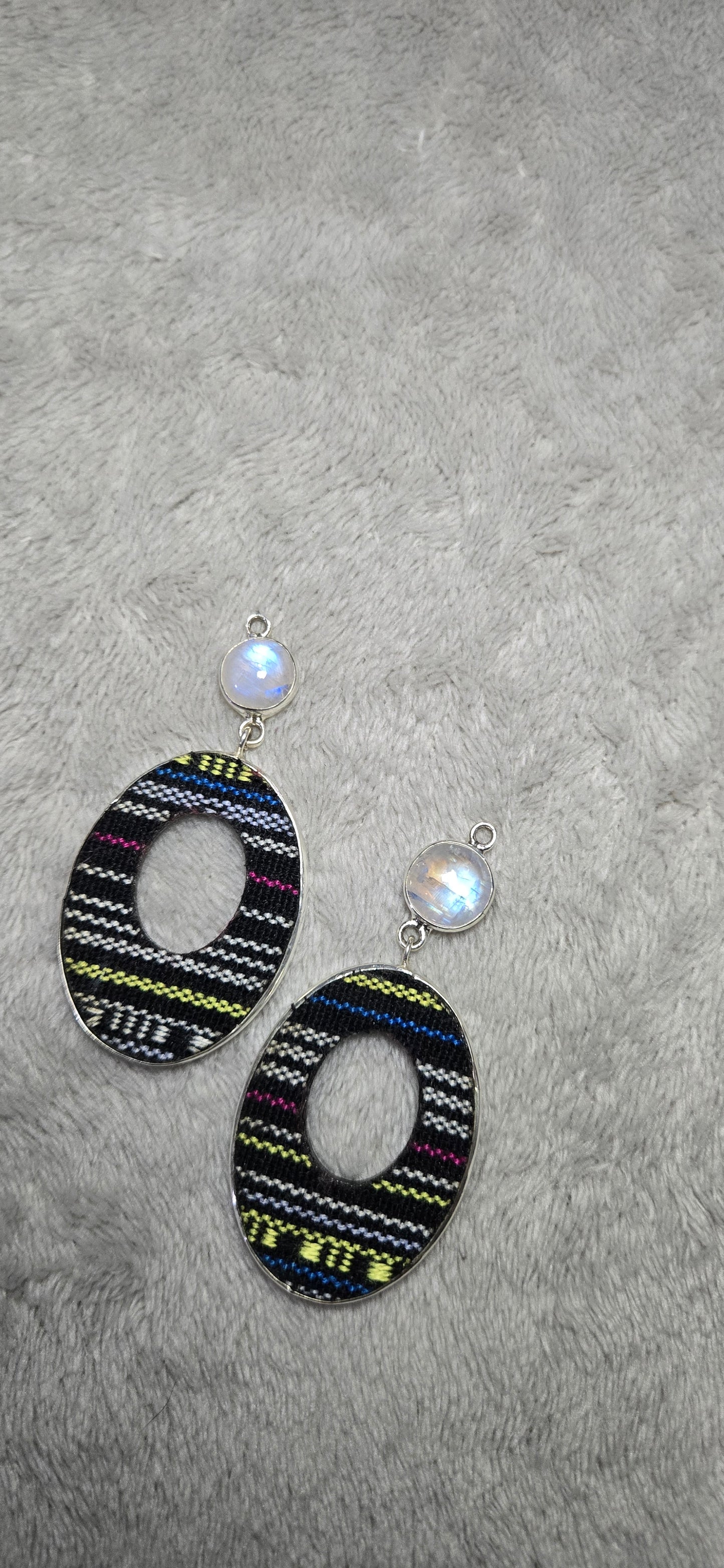 Two stone earrings
