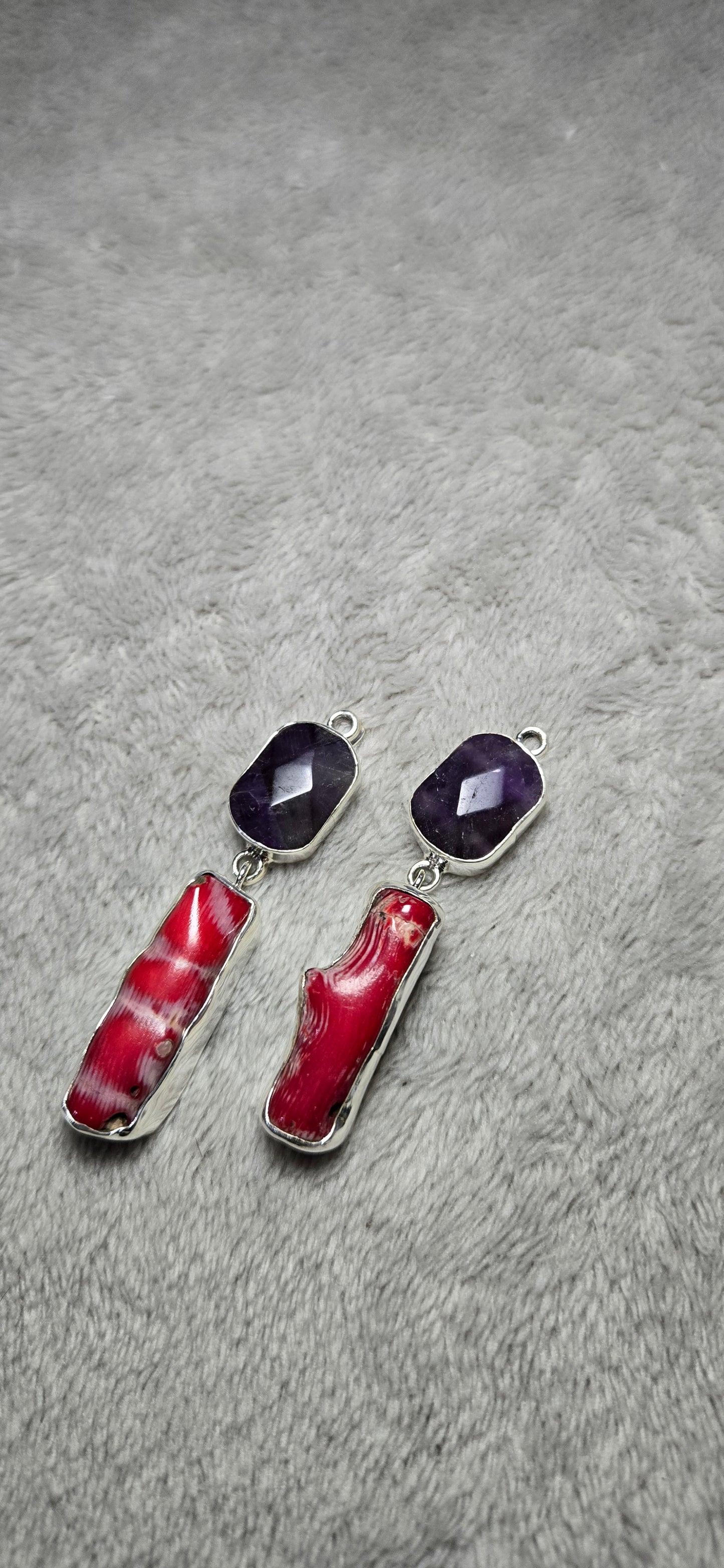 Two stone earrings