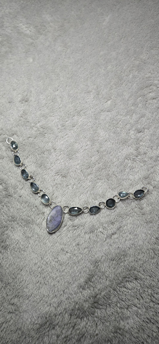 Purple Jade necklace