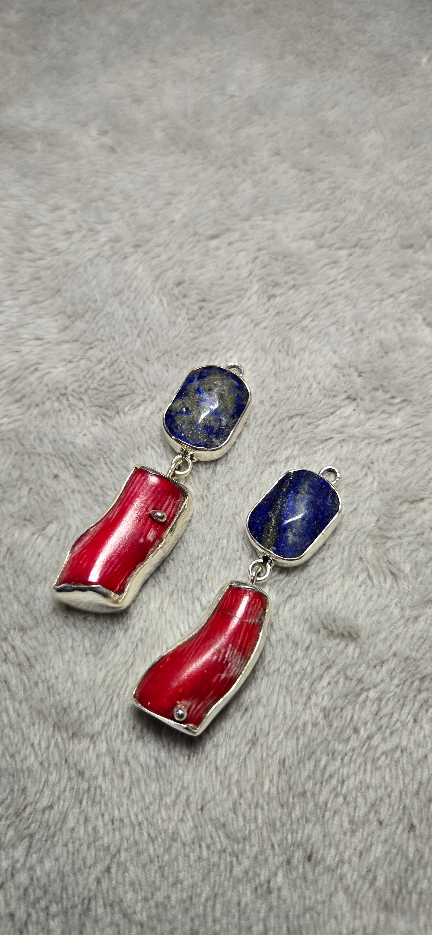 Two stone earrings