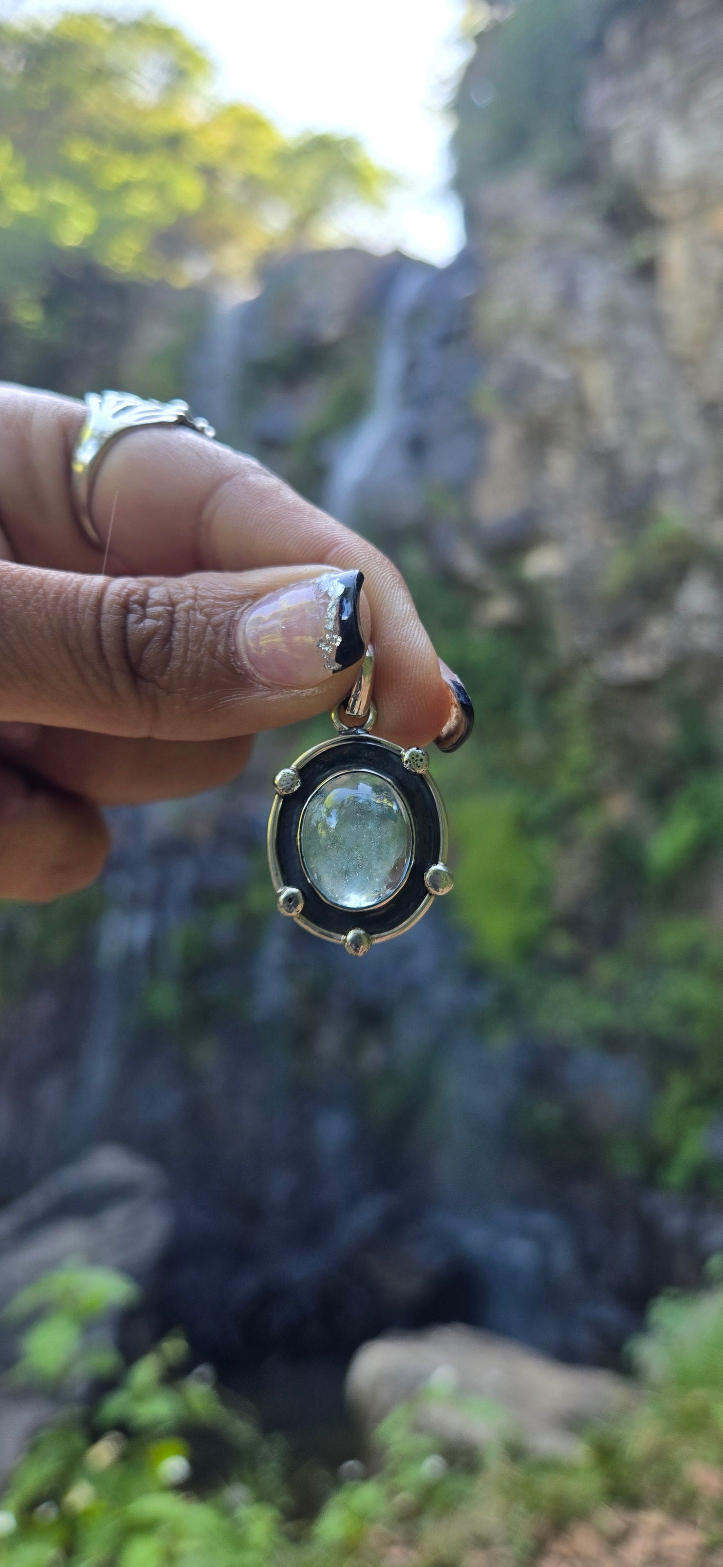 Acuamarina pendant
