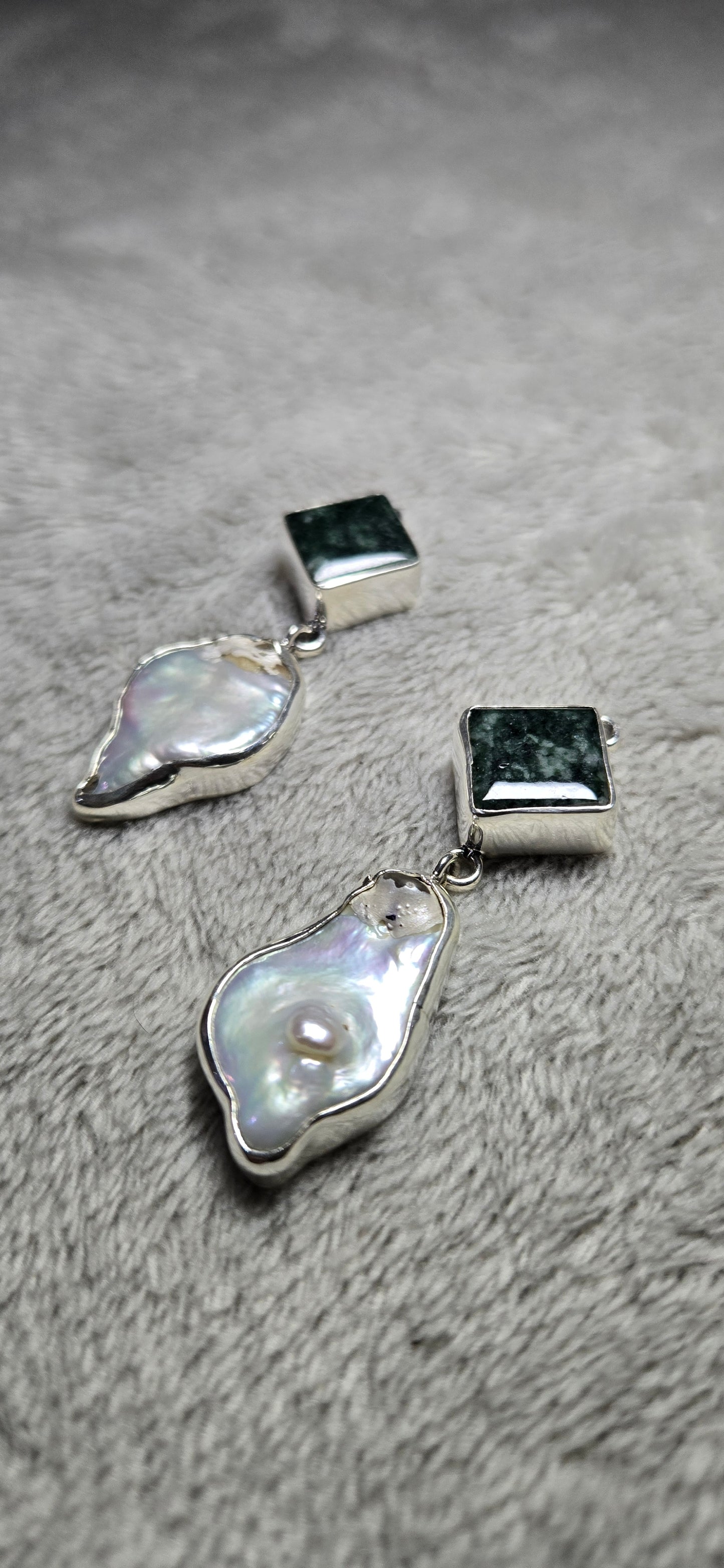Two stone earrings
