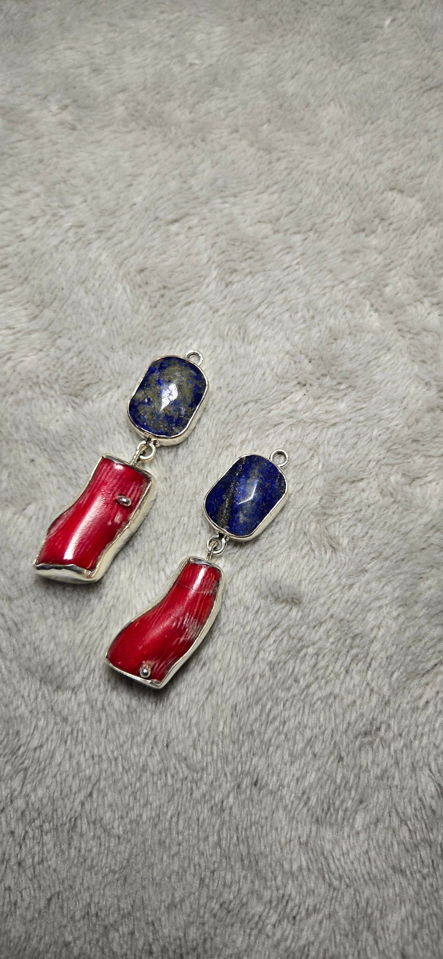 Two stone earrings