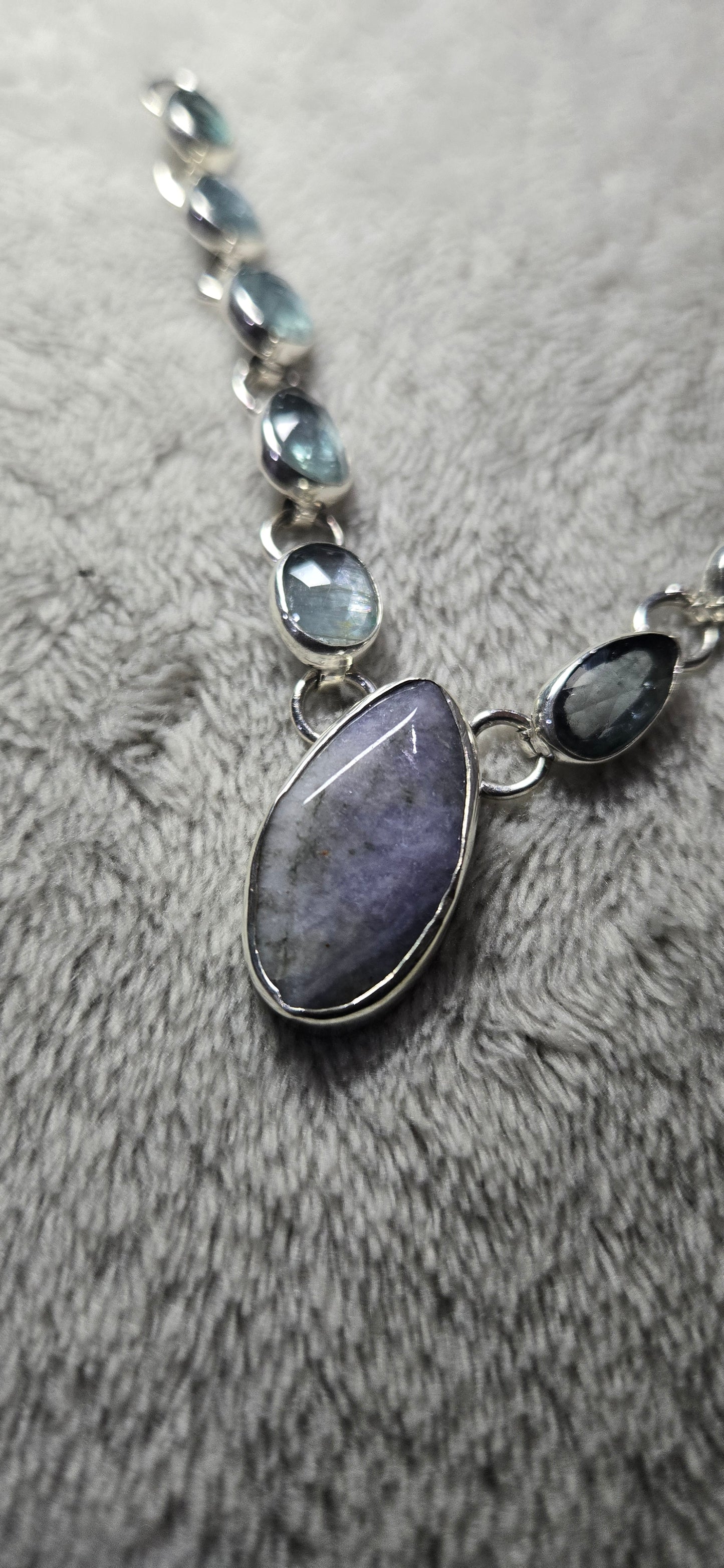 Purple Jade necklace