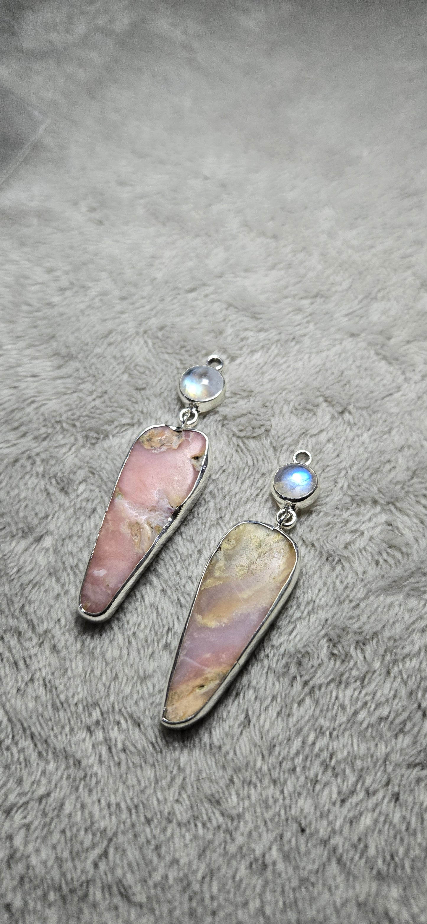 Two stone earrings
