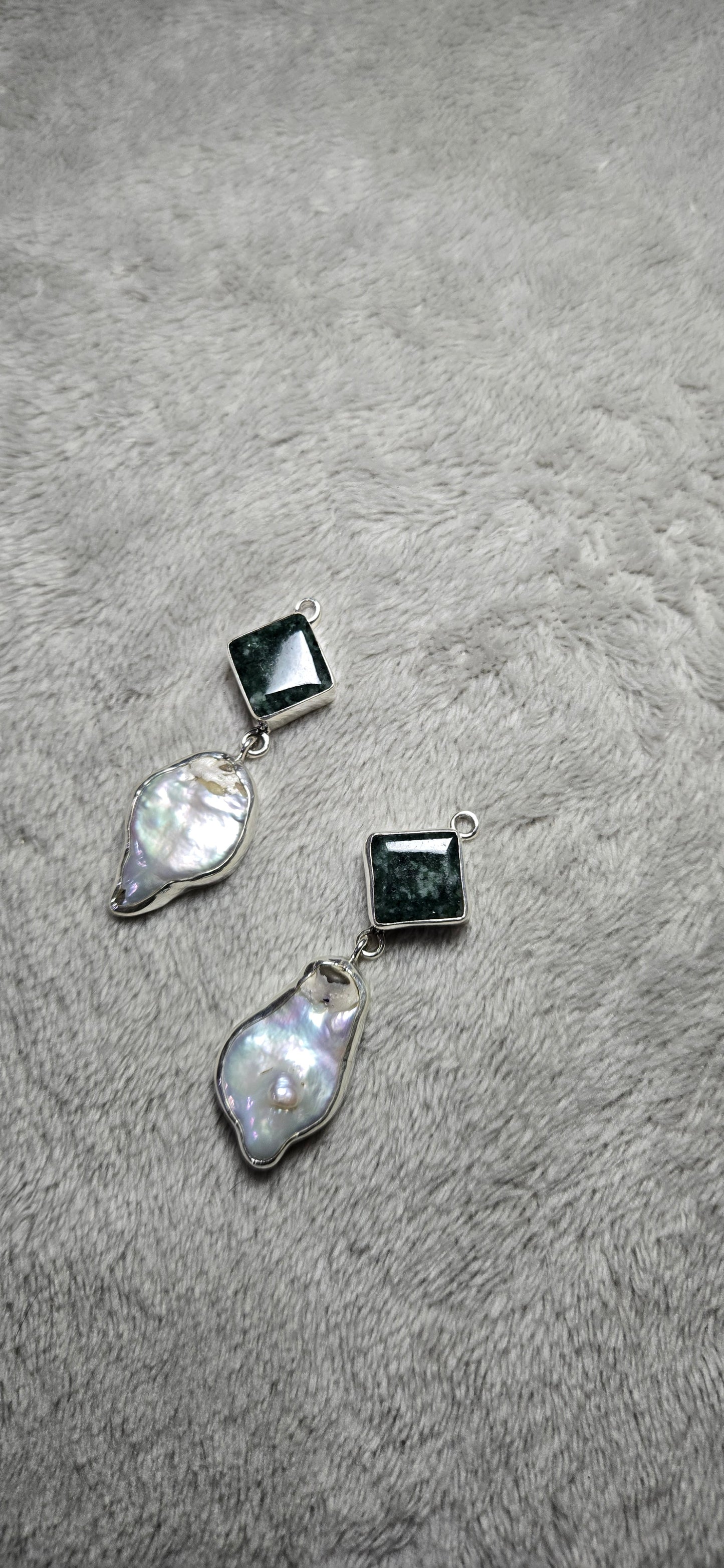 Two stone earrings