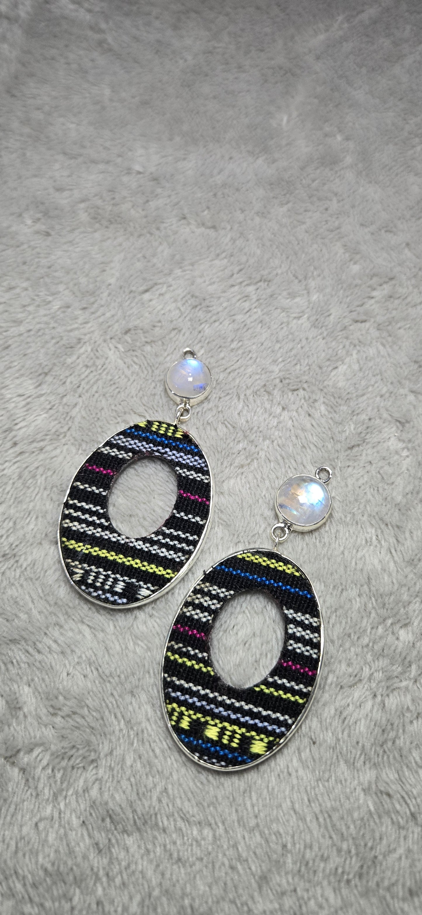Two stone earrings